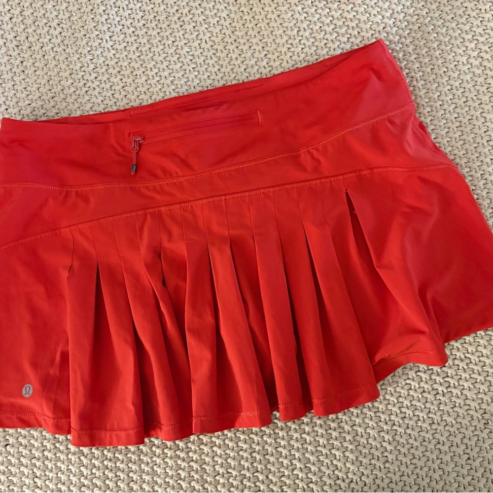 Lululemon Athletica Bold Red Skirt